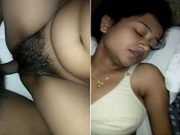 Today Exclusive- Sexy Desi Wife boob Pressing and fucked By Hubby