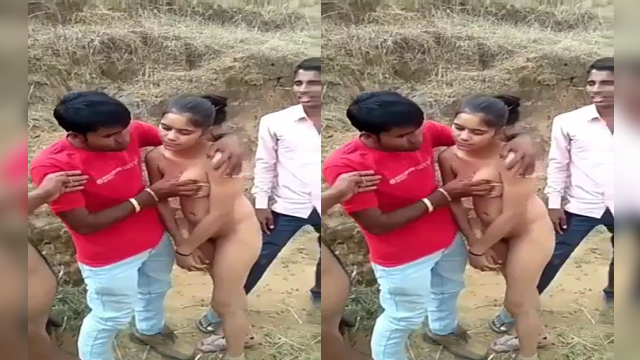 Cute Girl With BF CAUGHT IN JUNGEL