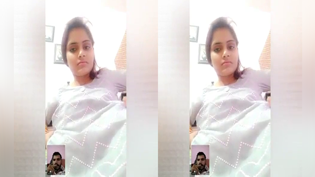 Newly married showing on vc