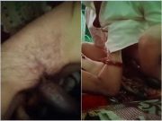 Today Exclusive –Desi Bhabhi Fucked And Hubby Cum On Her Pussy