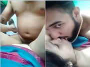 Today Exclusive –Sexy Desi Girl Boobs Sucking and Fucking