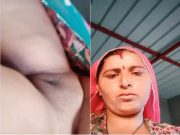 Today Exclusive – Horny Village Bhabhi Shows her Boobs and Pussy part 1