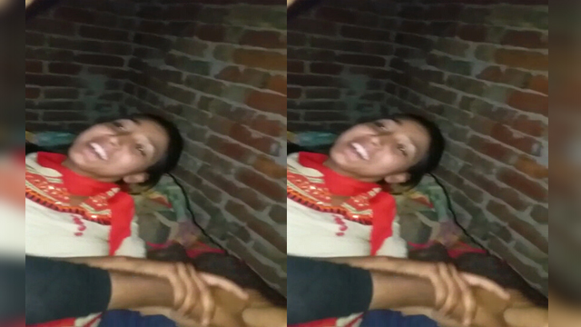 Village girl nude captured by lover