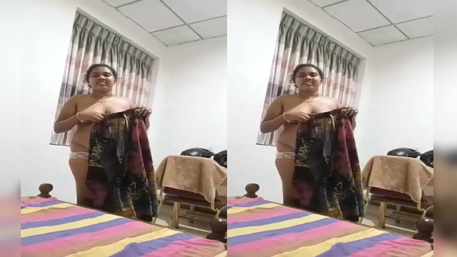 Bhabhi nude captured, when she wearing after fucking