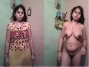 Today Exclusive – Desi Wife Strip Cloths and Bathing