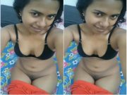 Today Exclusive -Cute Tamil Mallu Girl Shows Her Boobs and Pussy Part 2