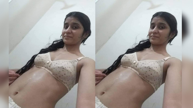 Beautiful Skinny Girl Full Nude Bathing Video Part3