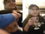 Today Exclusive -Paki Call Girl Shows her Boobs