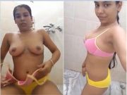 Today Exclusive -Cute Desi Girl Ritu Shows Her Boobs and Pussy