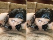 Today Exclusive -Cute Indian Girl Give Blowjob
