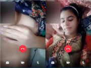 Today Exclusive – Paki Girl Showing Her Ass and Boobs on Vc Part 1