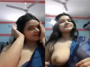 Today Exclusive – Cute Bangla Girl Showing Her Big Boobs and Dancing