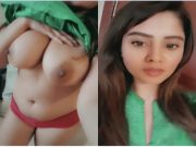 Today Exclusive – Cute Paki Girl Shows her Boobs and Pussy