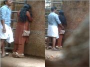 Today Exclusive -Desi Lovers Out Door Romance and Blowjob Part 4