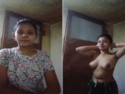 Today Exclusive -Desi Girl Shows her Bathing