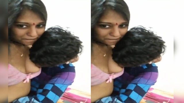 Cute Indian girl Boobs Sucking By Lover