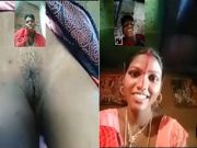 Today Exclusive -Desi Village Bhabhi Showing her Pussy to Lover On Vc