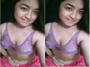 Cute Bangla Girl Shows her Boobs and Pussy On Vc