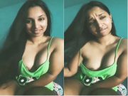 Today Exclusive -Cute Girl Shows Boob