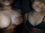 Today Exclusive -Cute Desi Girl Shows Her Boobs Part 2