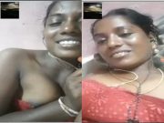 Today Exclusive -Desi Village Girl Showing Boobs