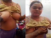 Today Exclusive -Desi Bhabhi Boobs Pressing By hubby