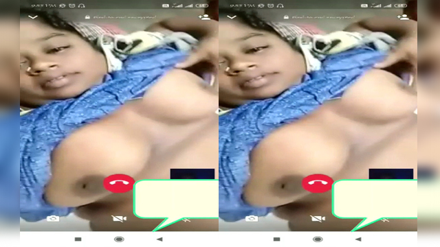Desi GF on video call wid Lover
