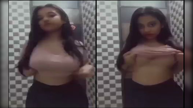 Sexy Indian girl showing big boobs