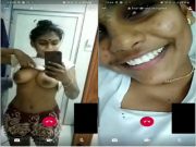 Today Exclusive – Tamil Girl Shows her boobs on Vc