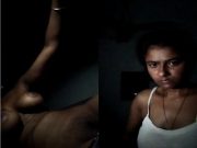 Today Exclusive -Horny Girl Shows Her Boobs and Masturbating Part 2