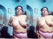 Today Exclusive- Horny Aunty Shows Her Nude Body part 2