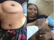 Today Exclusive- Desi Bhabhi Boobs Pressing By Hubby