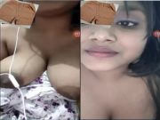 Today Exclusive- Hot Desi girl Shows Her Big Boobs on Vc