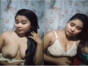 Today Exclusive- Horny Village Girl Shows her Big Boobs and Pussy Part 2