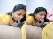 Today Exclusive-Sexy Desi Wife give Blowjob