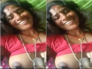 Today Exclusive- Village Bhabhi Shows Her boobs On vc part 2
