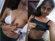 Today Exclusive- Cute Lankan girl Shows her Boobs