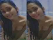 Today Exclusive- Super Cute Desi girl Making Nude Video FOr Lover Part 2