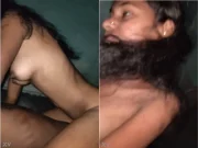 Today Exclusive- Cute Desi Girl Blowjob and Ridding Lover Dick part 2