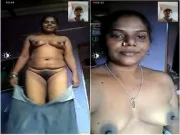 Today Exclusive- Tamil Bhabhi Shows Her Boobs and Pussy