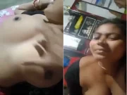Today Exclusive-Desi Wife Boobs Sucking and Fucking