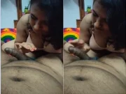 Today Exclusive-Sexy Bangla Wife Sucking Dick
