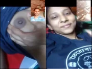 Today Exclusive- Cute Bangla Girl Shows her Boobs