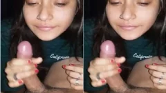 Today Exclusive-Sexy Desi Girl Blowjob and Fucked