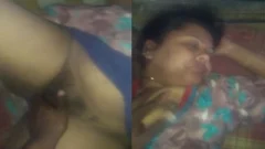 Today Exclusive- Desi Bhabhi Boobs and Pussy Video Record by Hubby