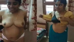 Today Exclusive-Desi Mallu Bhabhi Shows Nude Body and Boobs Sucking By Hubby Part 2