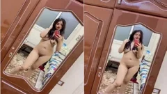 Today Exclusive-Cute Desi Girl Shows her Nude Body Part 2