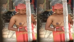 Today Exclusive- Desi Bhabhi Nude Video Record in Hidden Cam Part 1