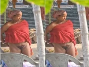 Today Exclusive- Boudi After Bathing Video Capture In Hidden Cam
