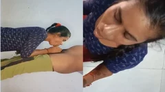 Today Exclusive-Sexy Desi Girl Blowjob and Fucked Part 1